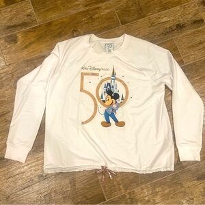 NWOT Walt Disney World Mickey 50th Anniversary Long Sleeve Top